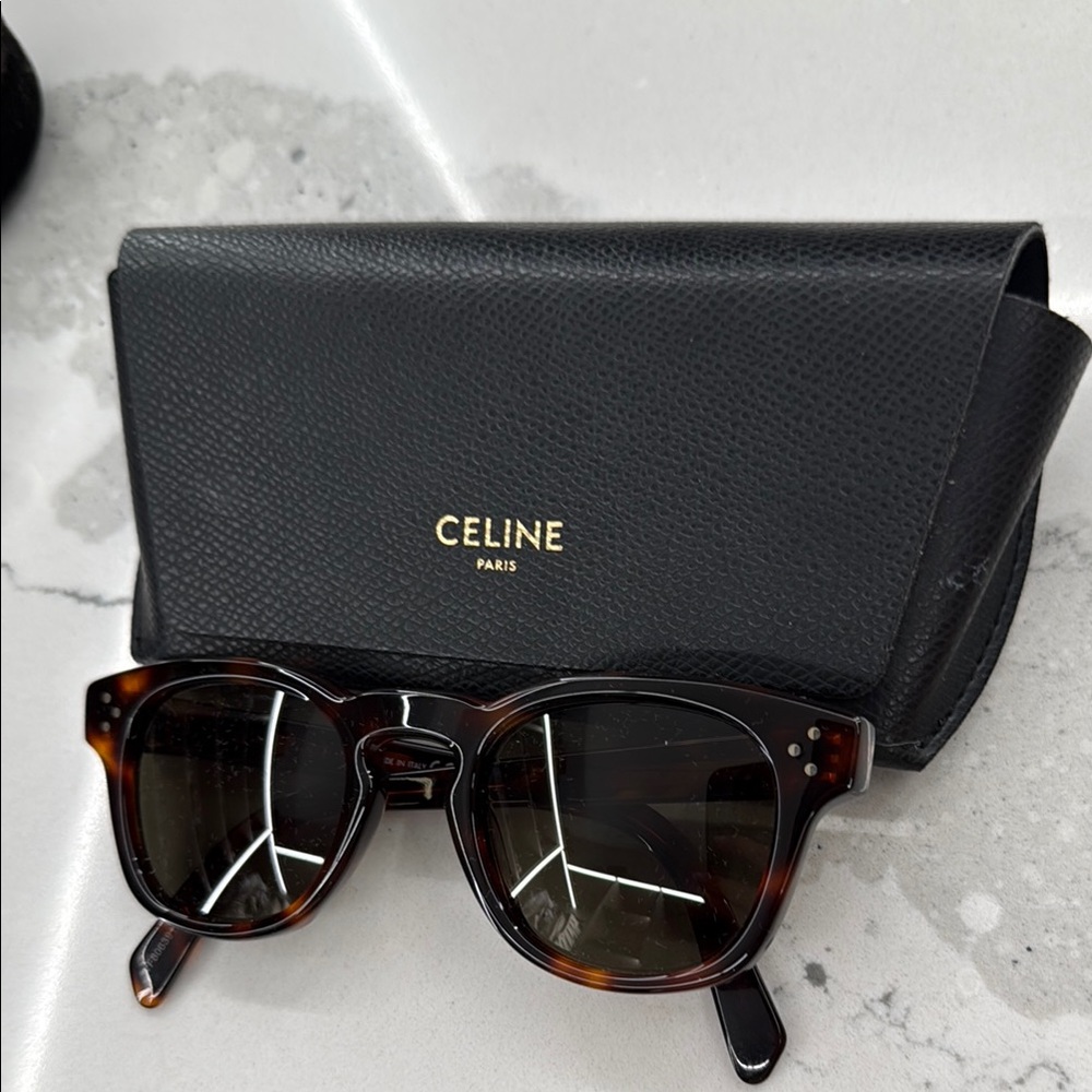 Celine Brown and Black Sunglasses Timeless Design